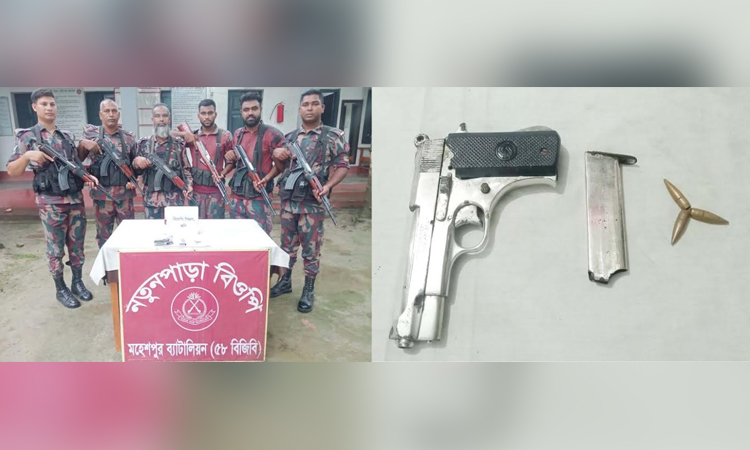 Firearm, bullets seized in Chuadanga