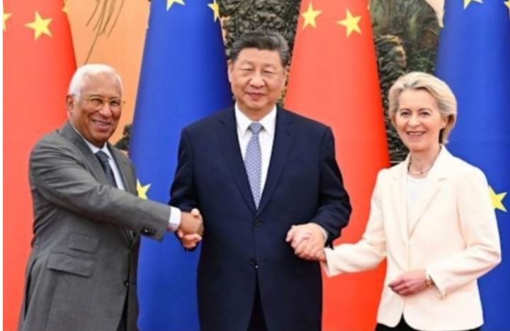 EU Council president says raised human rights concerns with Chinese officials