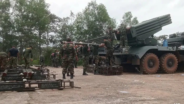 Thailand declares martial law in eight districts bordering Cambodia