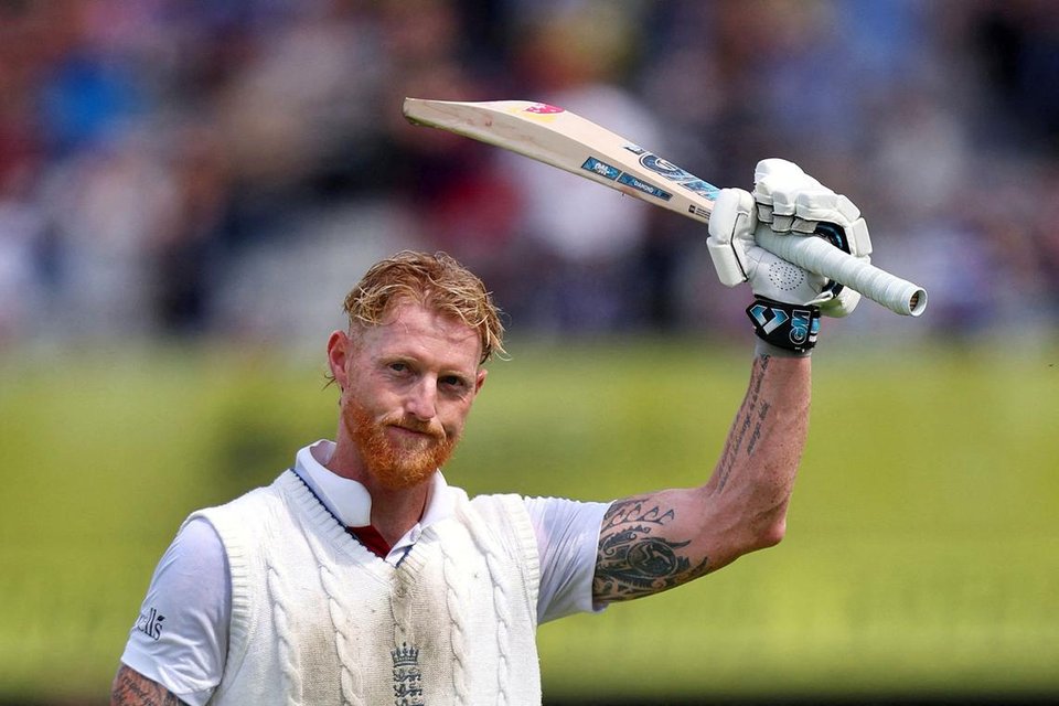 Stokes ends two-year wait for Test hundred as England press for India series win