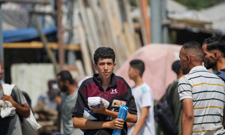 Israel air drops humanitarian aid packages into Gaza
