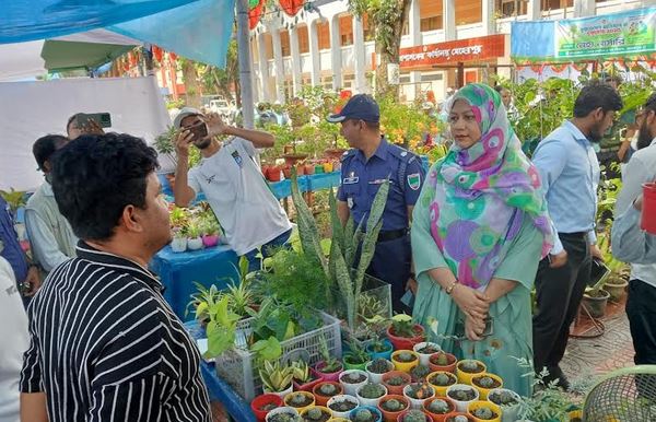 Week-long tree plantation campaign and fair begins in Meherpur