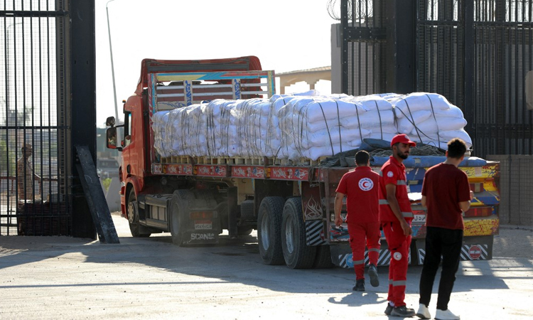 Aid trucks begin entering Gaza from Egypt: AFPTV