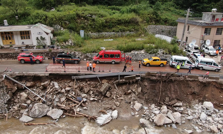 4 dead, 8 missing in north China landslide after heavy rain