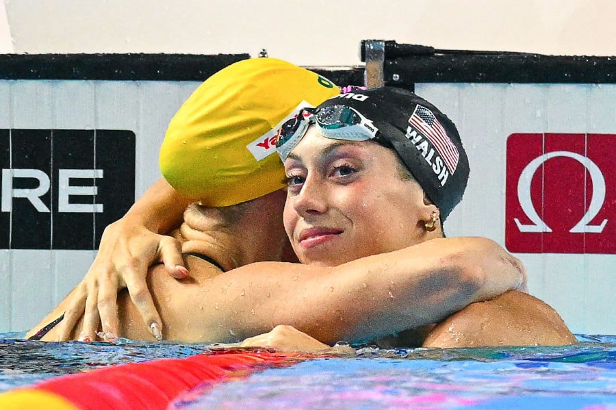 Gretchen Walsh of USA wins 100m butterfly world title