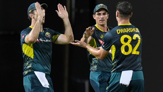 Destructive Dwarshuis gives Australia 5-0 sweep of West Indies T20s