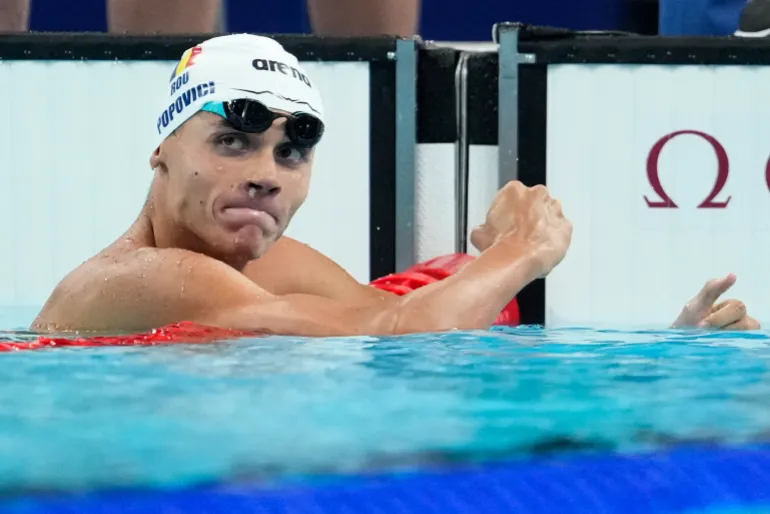 'Better than Olympics' as Popovici wins world 200m free gold