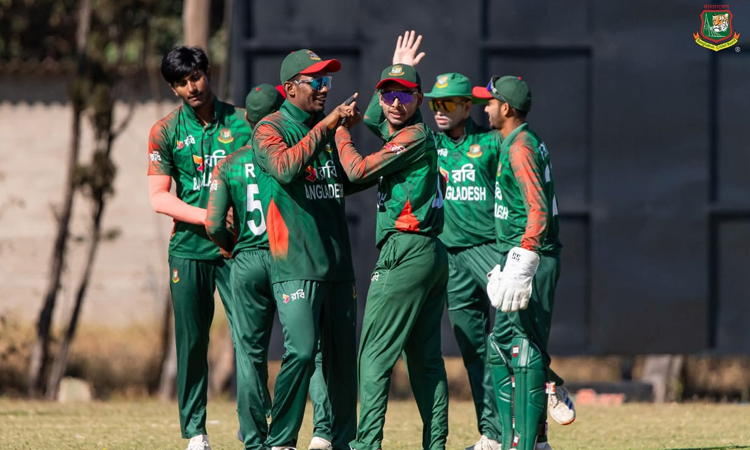 Bangladesh U19 all out for 175 in tri-series game against SA