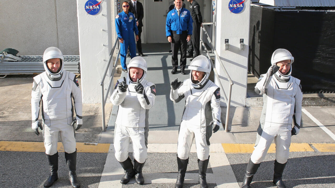 SpaceX Crew Dragon docks with International Space Station