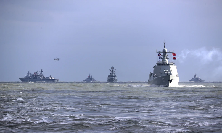 China and Russia start joint drills in Sea of Japan     