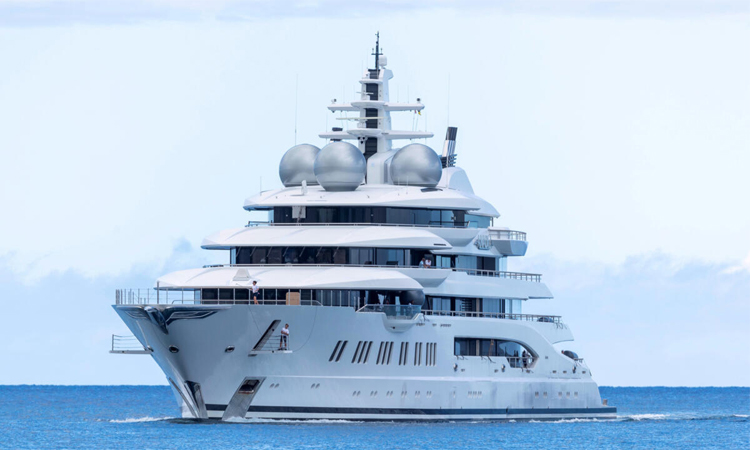 Russian oligarch's superyacht to be auctioned in US
