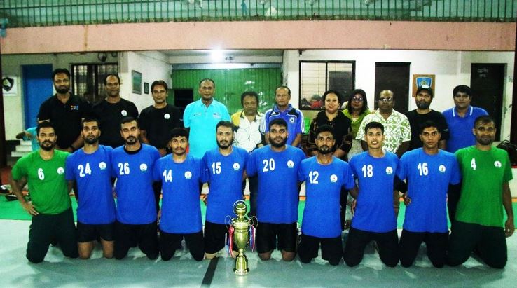 Blue Handball Team emerges champions