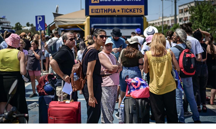 Two tourists die at sea in Greece amid gale-force winds