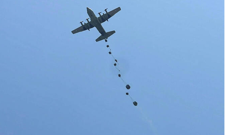 Greece air-drops food aid over Gaza: PM
