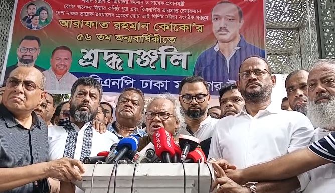 Arafat Rahman Koko sacrificed his life for democracy: Rizvi