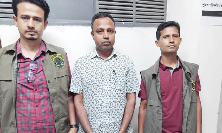 Krishak League central leader held in city