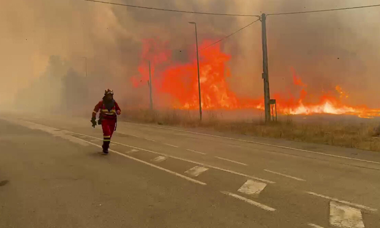 Three killed in European wildfires as heatwave intensifies