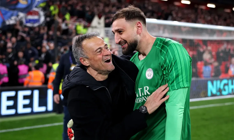 PSG coach Luis Enrique wants 'different profile' to Donnarumma