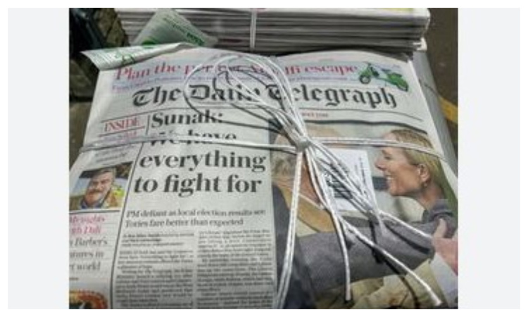 NGOs urge UK to probe Telegraph newspaper sale over 'China' ties