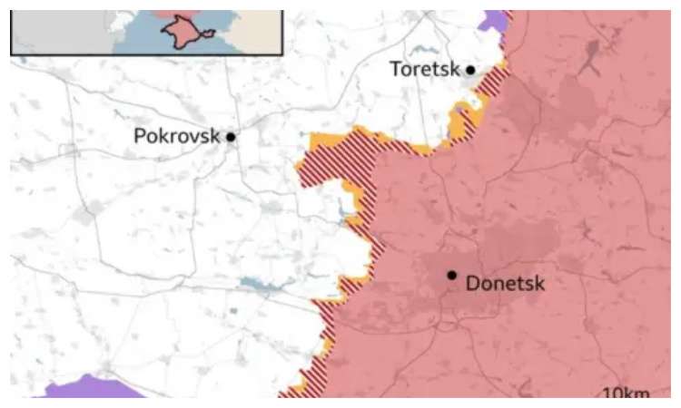 Ukraine orders evacuations from area close to recent Russian leap