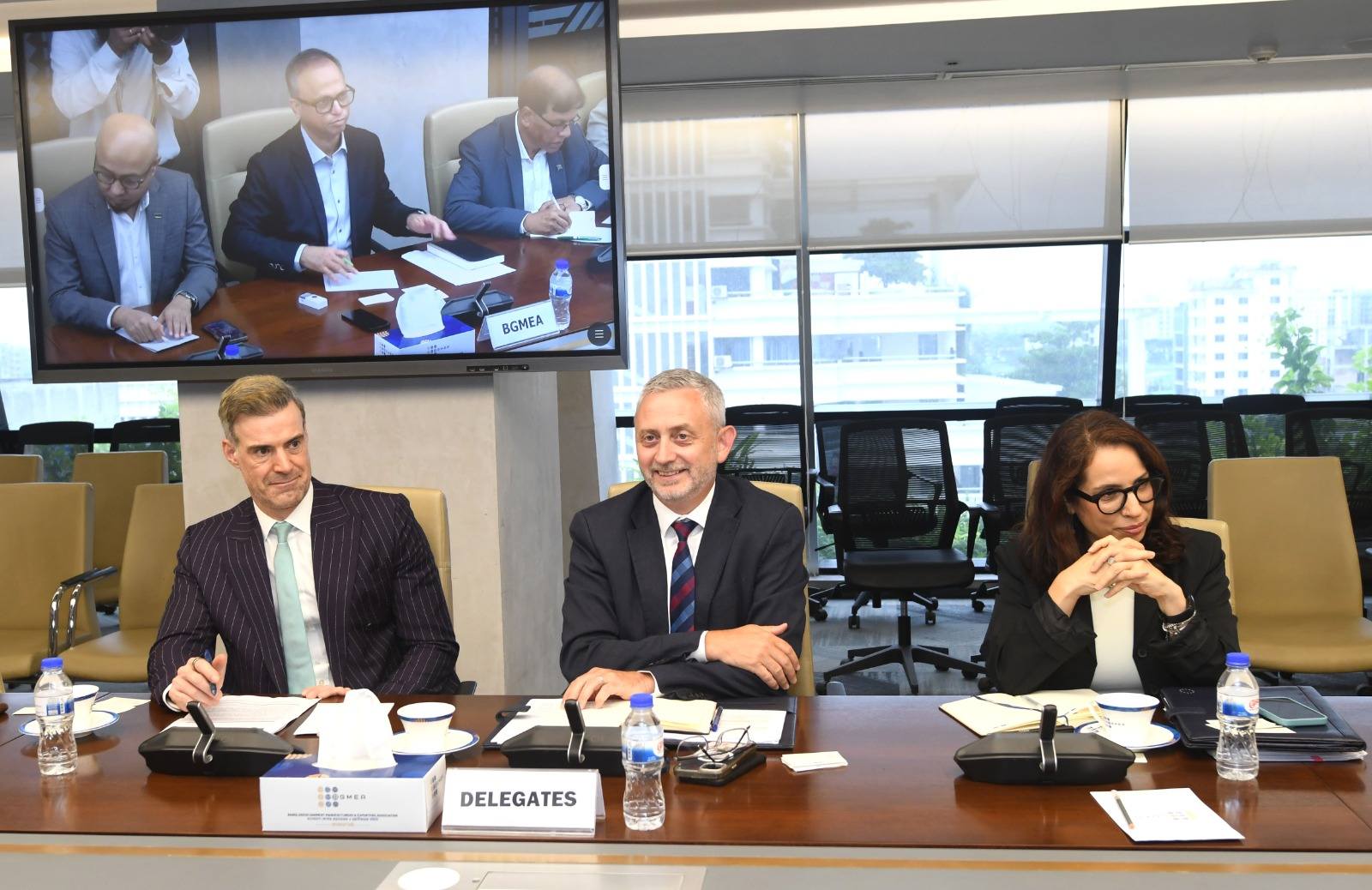 EU delegation meets BGMEA president