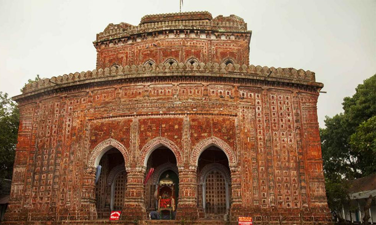 Couple idol ceremony held at Kantajiu Temple in Dinajpur
