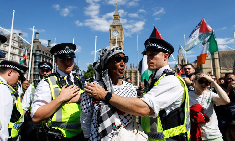 UK to prosecute more than 60 people for supporting banned pro-Palestine group