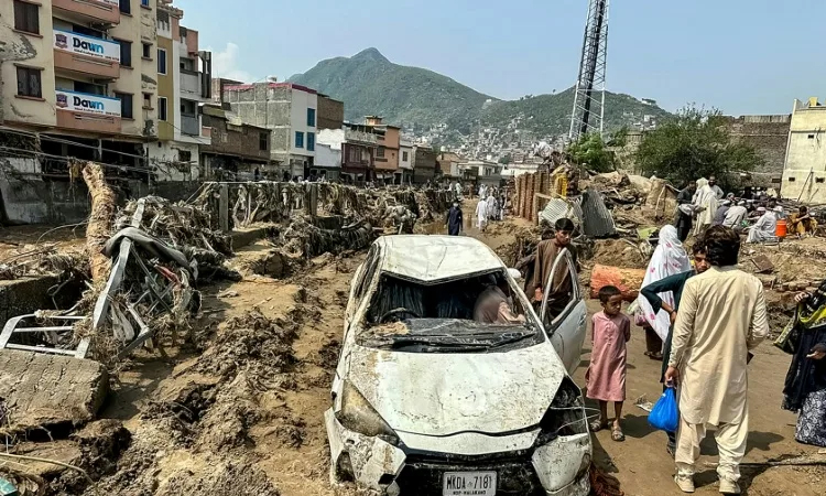 Hopes for survivors wane as landslides, flooding bury Pakistan villages