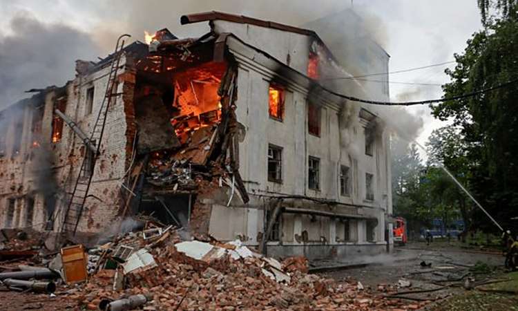 Three killed by Russian drone strike in Ukraine's Kharkiv: mayor
