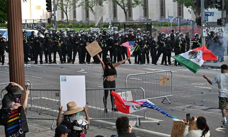 Excessive force used against LA protesters: rights group