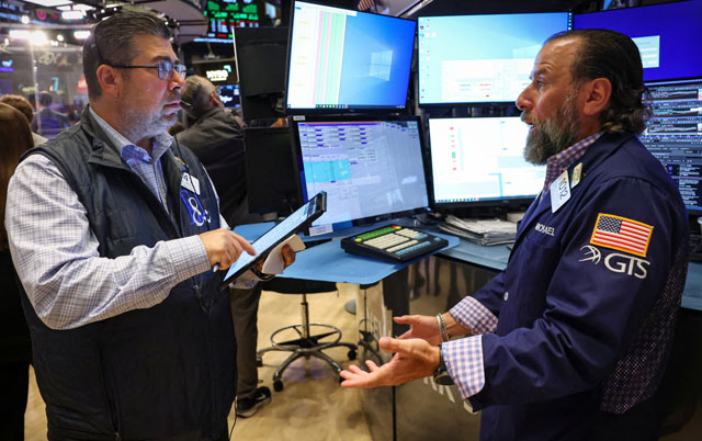 US stocks little changed as European leaders meet Trump