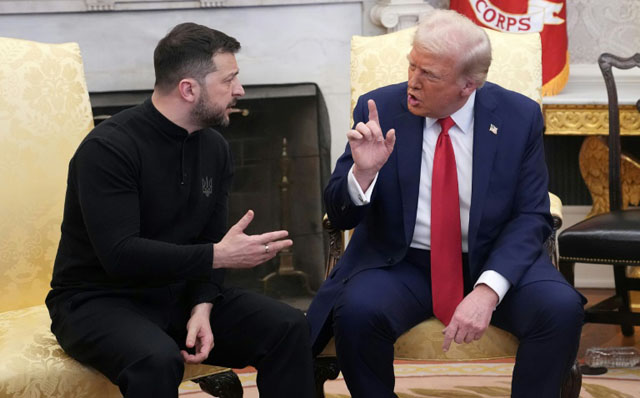 Stocks under pressure as Zelensky-Trump talks underway