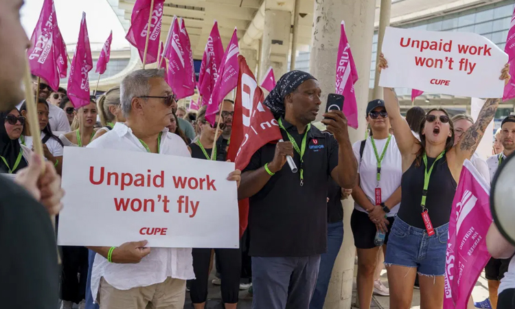Air Canada flight attendants vow to defy latest back-to-work order