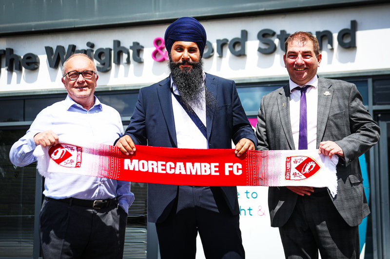 Rescued Morecambe hire first Sikh manager in British pro football