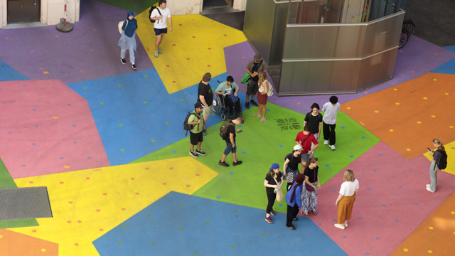 Keeping cool with colours: Vienna museum paints asphalt to fight heat