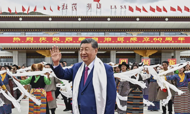China's Xi pushes development, ethnic unity in rare visit to Tibet