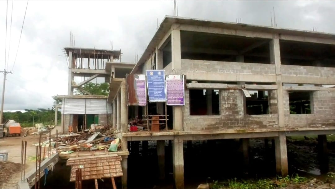 Construction works of fish landing stations in Bhola almost completed