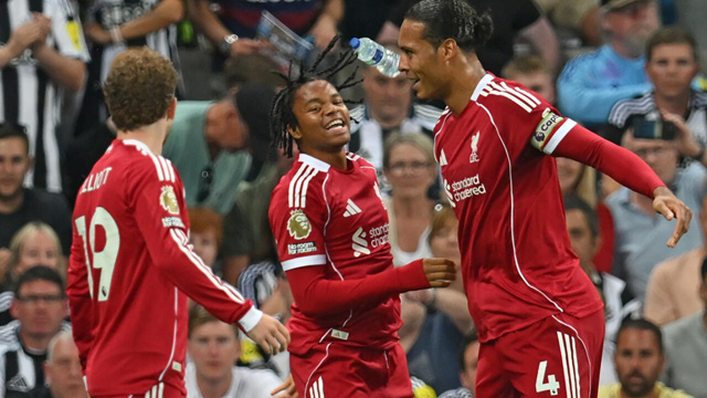 'Stay humble', Van Dijk tells Liverpool's teenage hero Ngumoha