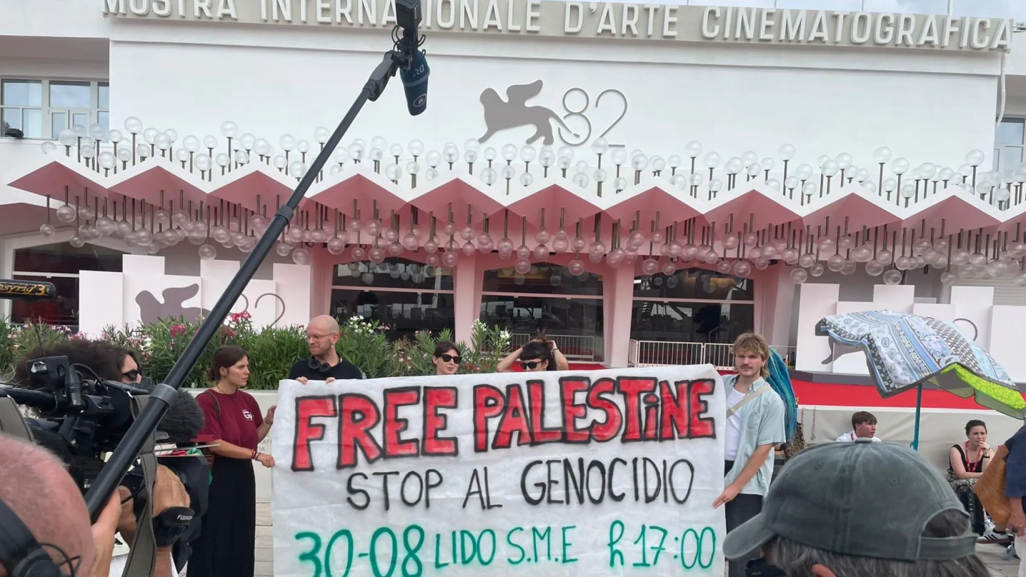 Protest against Gaza war as Venice Film Festival opens
