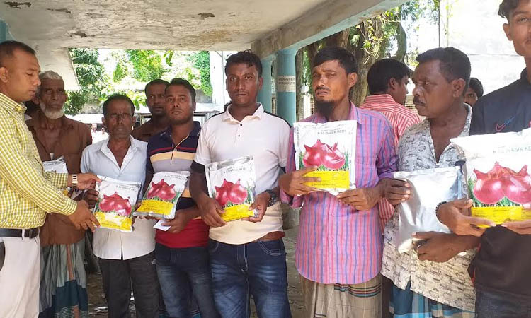4,000 farmers get onion seeds, fertilizer in Meherpur