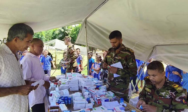 Army provides free treatments to over 300 patients in Khagrachhari
