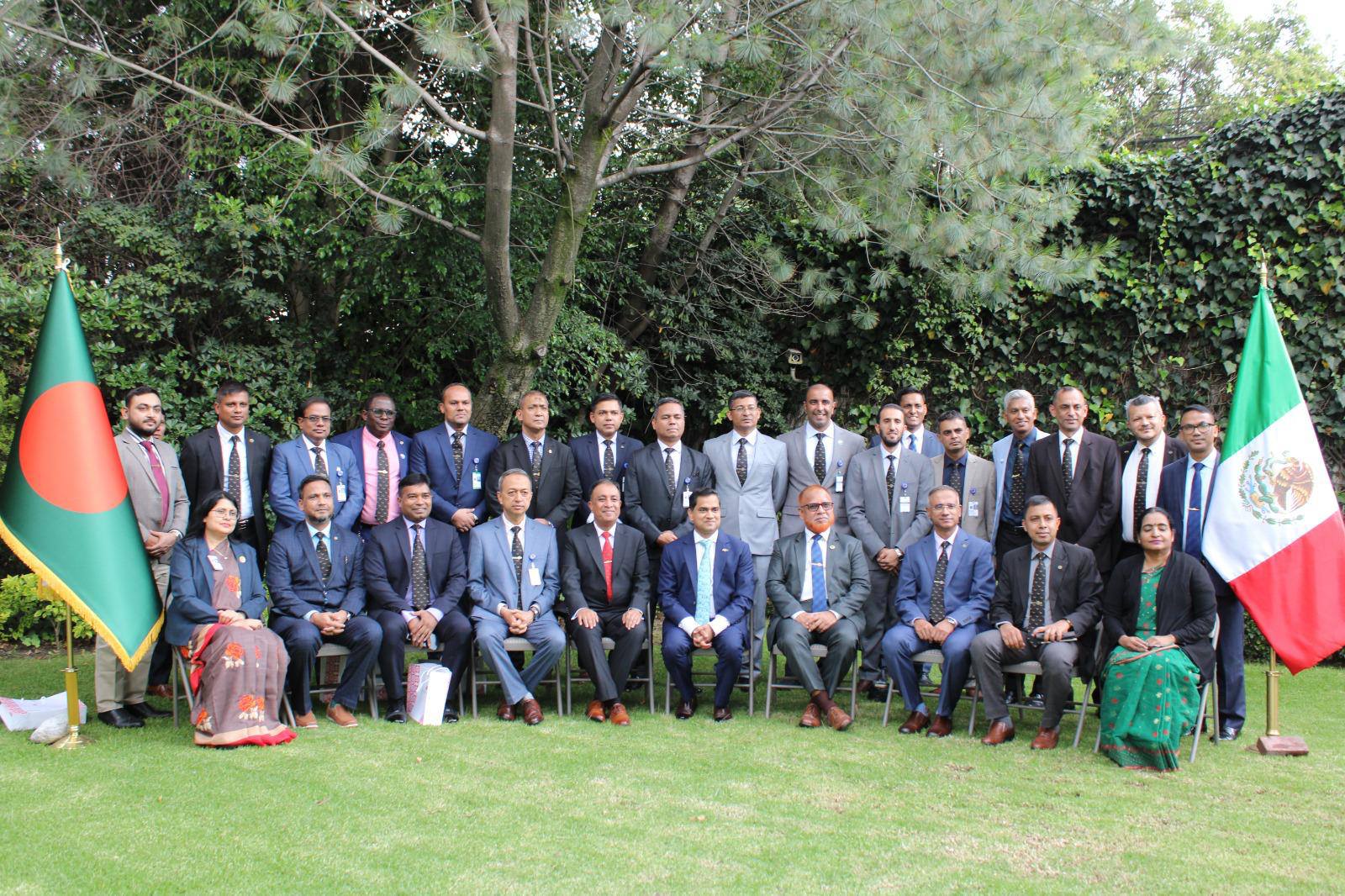 NDC delegation visits Bangladesh Embassy in Mexico City
