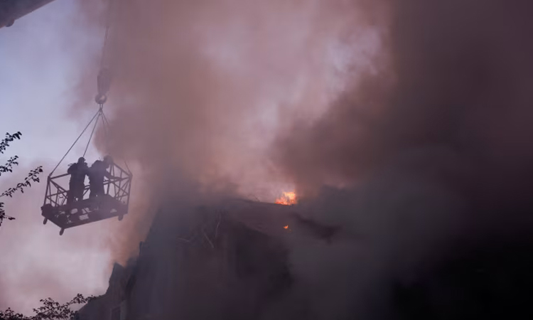 EU mission building damaged in Russian strikes on Kyiv: EU chief