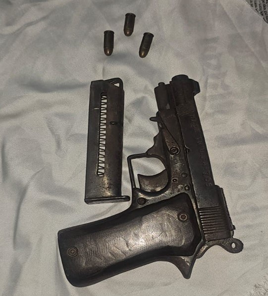 Foreign revolver, bullets recovered in Ctg
