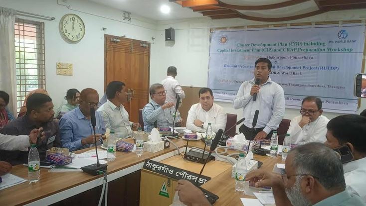 Workshop on climate resilient action plans held in Thakurgaon