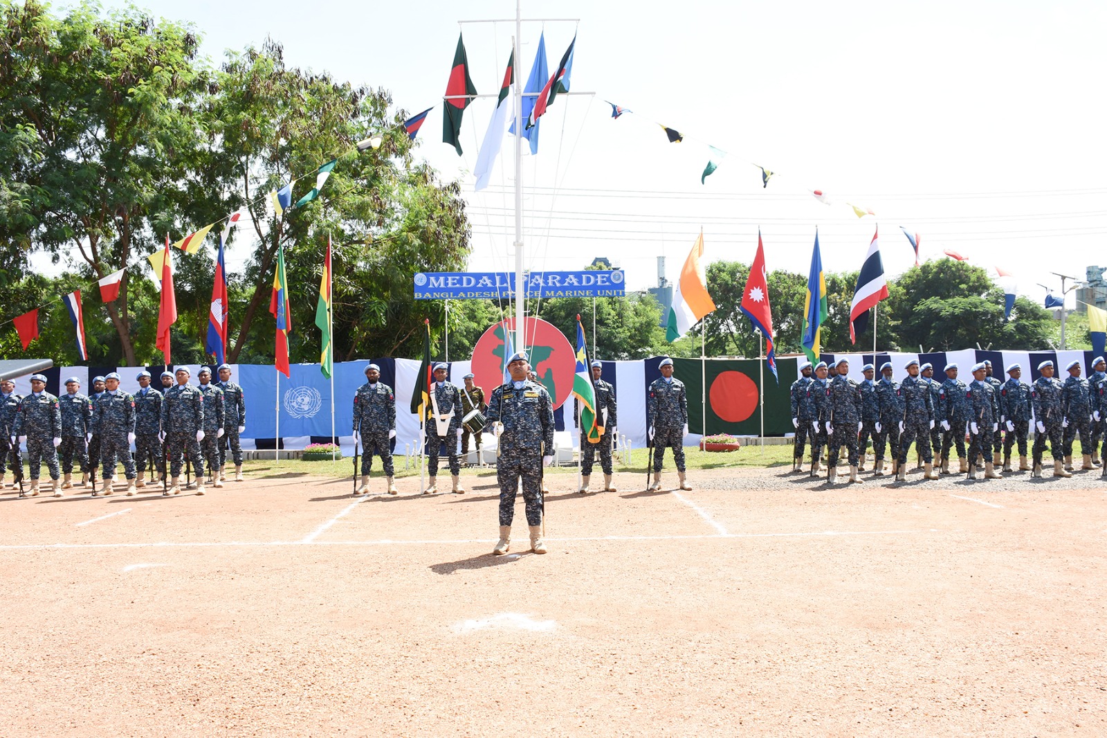 Navy members awarded UN Peacekeeping Medal in South Sudan