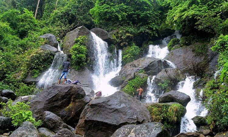 Songrampunji Waterfall in Jaflong shines during monsoon 