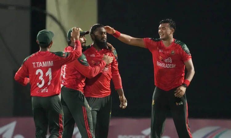Taskin, Liton star in Bangladesh's 8-wicket win over Dutch in 1st T20