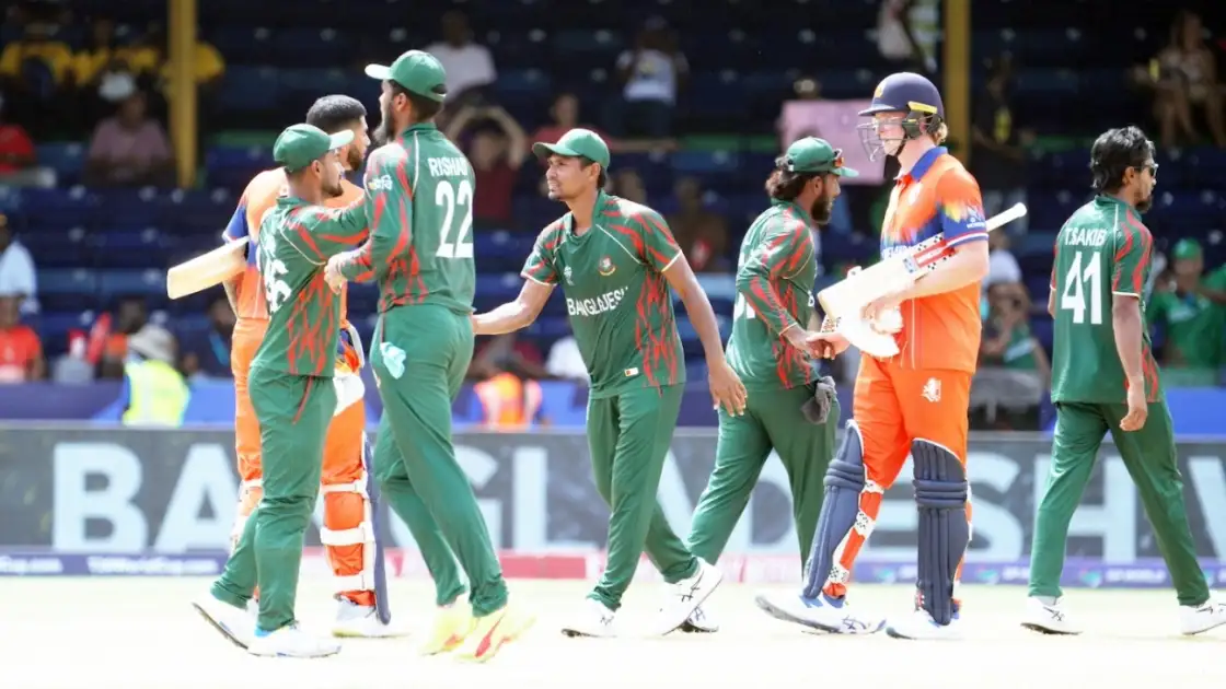 Bangladesh need 104 runs to confirm series against Dutch