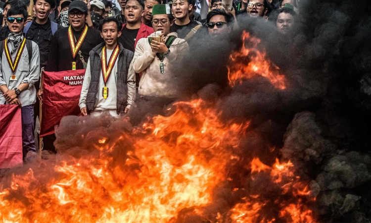 20 people missing after Indonesia protests: rights group